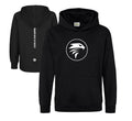 Kapuzenpullover Adler schwarz